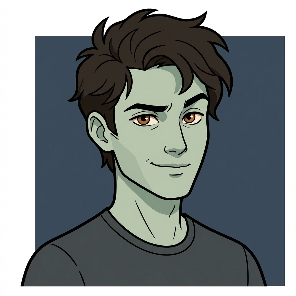 Frank — illustrated portrait